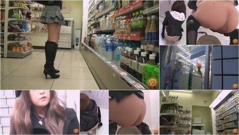 Download EE-008 Convenience store toilet voyeur! Female ...