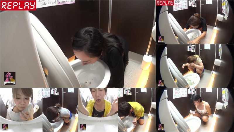 PGFD-007 Izakaya Toilet Sneak Shots. Dead Drunk Puking Girls.