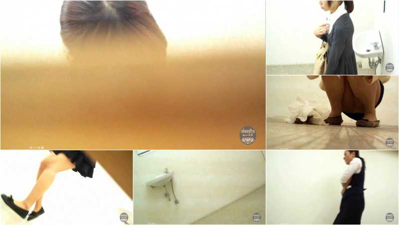 SL-02 | Toilet room blockade voyeur. Girl’s exhilarating pooping outside the toilet.